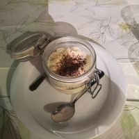 Vegan tiramisu at Nirvana in Florence