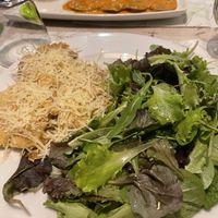 Top: Ravioli / Bottom: seitan wrapped in cheese  #Veganuary at Nirvana in Florence