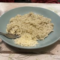 Rice with cream is artichoke  #Veganuary at Nirvana in Florence