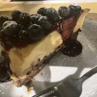 Tofu cake - weird and delicious!  at Nirvana in Florence