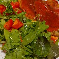 Spicy seitan at Nirvana in Florence