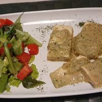 Tofu escalope at Nirvana in Florence