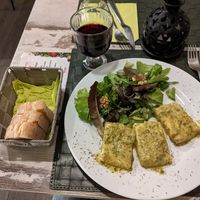 Scaloppine di tofu at Nirvana in Florence