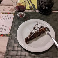 Chocolate & Pear Tarte at Nirvana in Florence