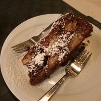 Chocolate-pear cake at Nirvana in Florence