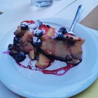 Tofu cake at Nirvana in Florence