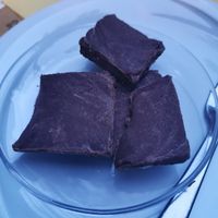 Laddhu (chickpea buiscuits) at Nirvana in Florence