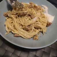 Carbonara veg at Nirvana in Florence