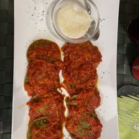 Ravioli with soy ragu   at Nirvana in Florence