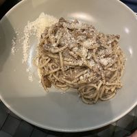 Truffle carbonara  at Nirvana in Florence