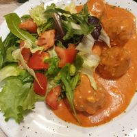 Soy meatballs €8.00 at Nirvana in Florence
