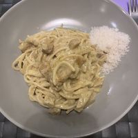 Vegan carbonara   at Nirvana in Florence