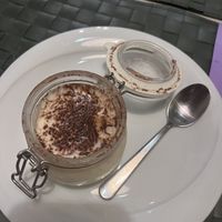 Vegan tiramisu   at Nirvana in Florence