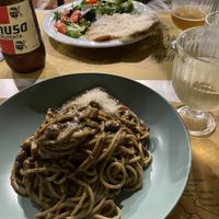 Truffle carbonara   at Nirvana in Florence