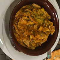 Lamprecotto di seitan at Nirvana in Florence