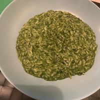 Black cabbage rice at Nirvana in Florence