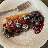 tofu cake  at Nirvana in Florence