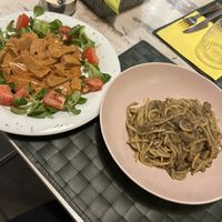 The food was amazing and the staff really nice! I had the truffle carbonara, stroganoff (which was recommended by the waiter) and the tiramisu. Loved it here    at Nirvana in Florence