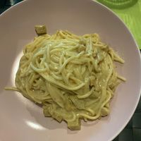 Carbonara Veg 12€ at Nirvana in Florence