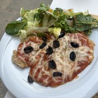 Seitan pizzaiola  at Nirvana in Florence