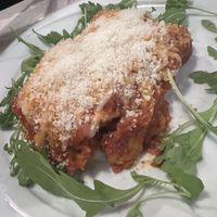 Lovely dish and tasted like lasagna made by my nonna - yum   at Nirvana in Florence