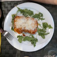 Lasagne at Nirvana in Florence