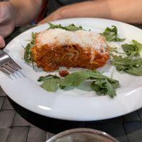 Lasagne at Nirvana in Florence