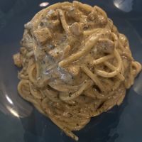 Carbonara with truffle   at Nirvana in Florence