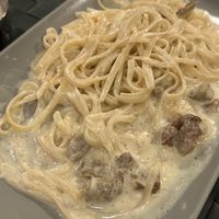 Carbonara pasta   at Nirvana in Florence