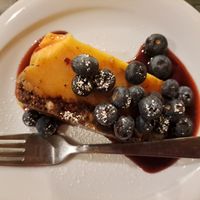 'Tofu cake' (like a cheesecake) at Nirvana in Florence