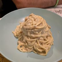 Carbonara tartufata at Nirvana in Florence