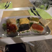 Crostini appetizer at Nirvana in Florence