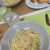 Spaghetti Carbonara  at Nirvana in Florence