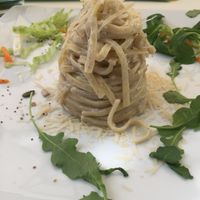Tagliolini with truffle sauce  at Nirvana in Florence