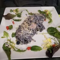 Blueberry tagliollini at Nirvana in Florence
