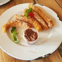 Curros (not vegan) at Wacamole in Punta Cana