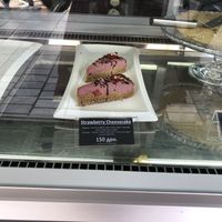 Tried the Strawberry cheesecake- pretty good. at Fruit Box in Ohrid