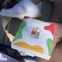 The packaging at Fruit Box in Ohrid