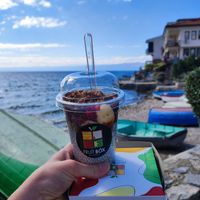 Very good chia pudding and dessert :) at Fruit Box in Ohrid