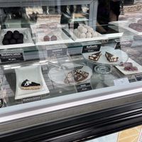 Dessert case  at Fruit Box in Ohrid
