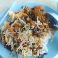 Eating here again. RM8/ dish at Liew Chai Vegetarian in Kota Kinabalu