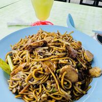 Fried noodles  at Liew Chai Vegetarian in Kota Kinabalu