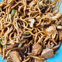 Fried noodles  at Liew Chai Vegetarian in Kota Kinabalu