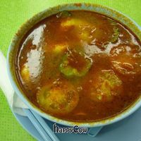 tom yum bihun sup! at Liew Chai Vegetarian in Kota Kinabalu