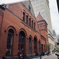 Main front entrance  at Lancaster Central Market in Lancaster