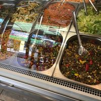 Salad options at Basilico in Bremen