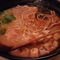 Spicy vegan ramen at Kawamura in Barcelona