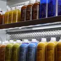 juices and vegan mayo for sale, all vegan at Local Juicery in Flagstaff