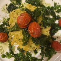 Potato hash stack at The Kasbar in 