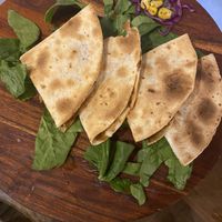 Garlic mushroom quesadillas at The Kasbar in 